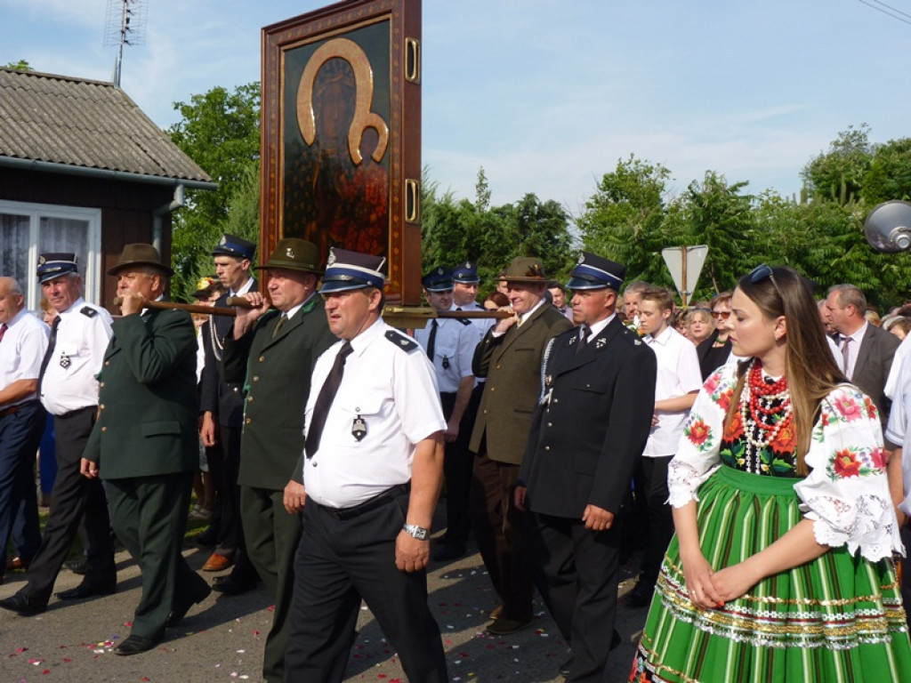 Czarna Madonna powitana w Kocierzewie