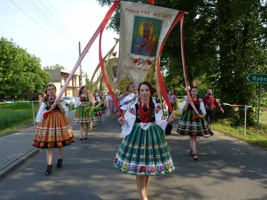 Czarna Madonna powitana w Kocierzewie