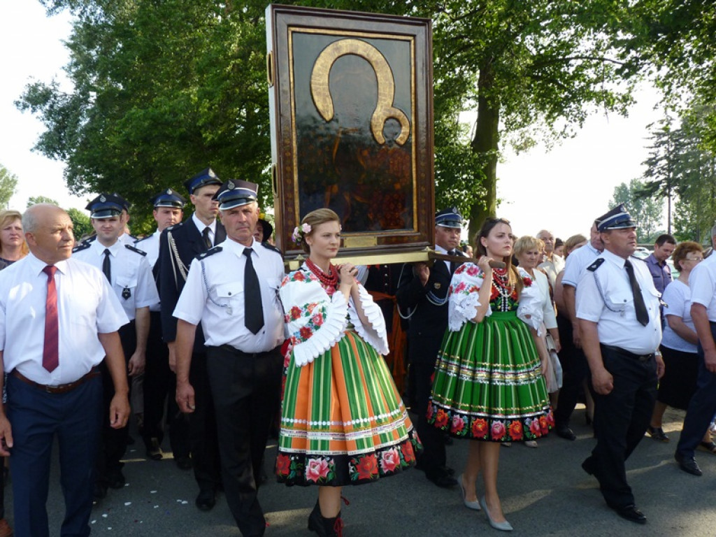 Czarna Madonna powitana w Kocierzewie