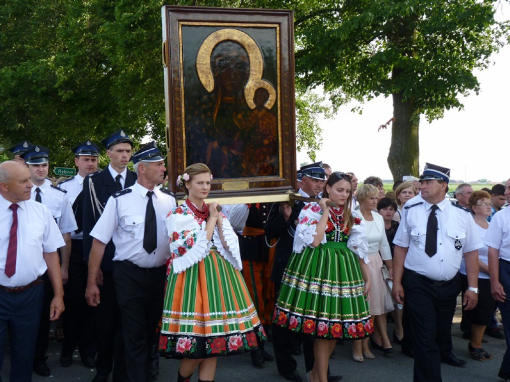 Czarna Madonna powitana w Kocierzewie