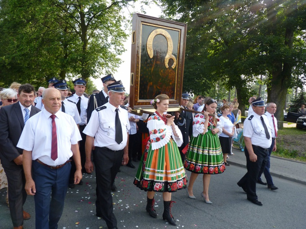 Czarna Madonna powitana w Kocierzewie