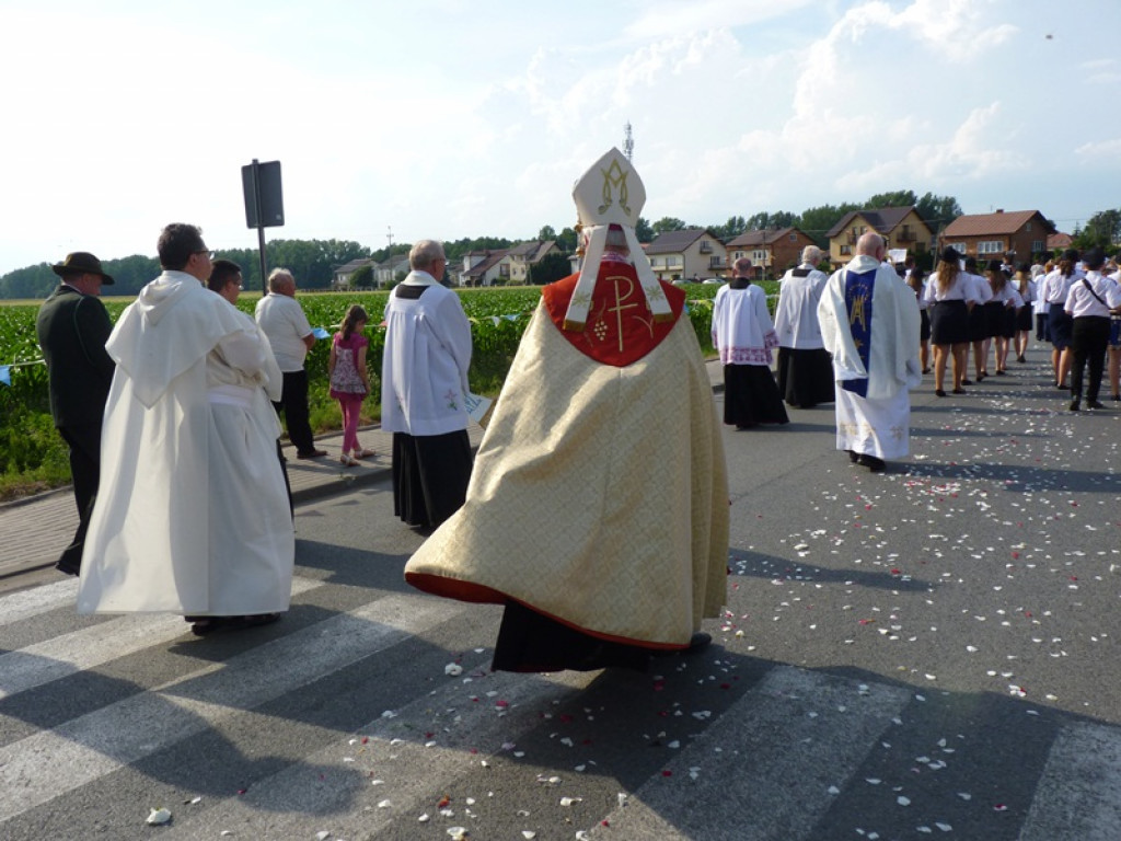 Czarna Madonna powitana w Kocierzewie