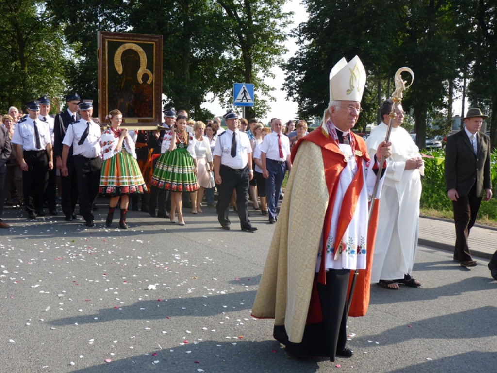 Czarna Madonna powitana w Kocierzewie