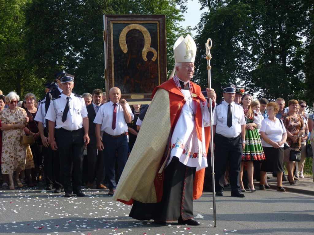Czarna Madonna powitana w Kocierzewie