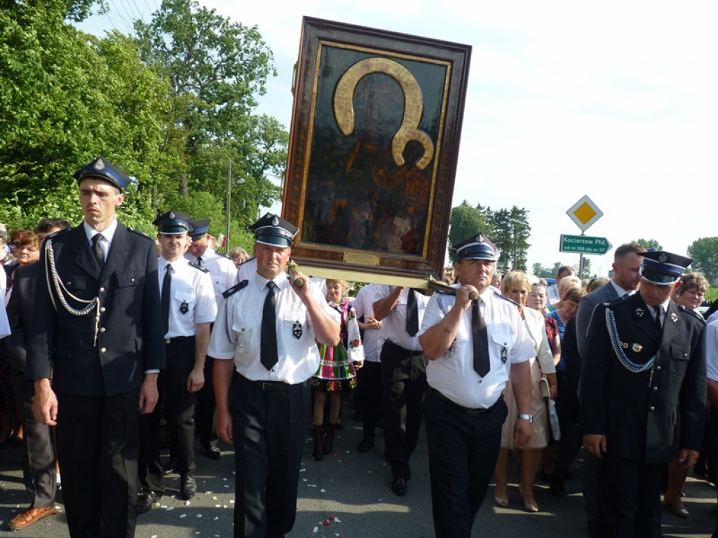Czarna Madonna powitana w Kocierzewie
