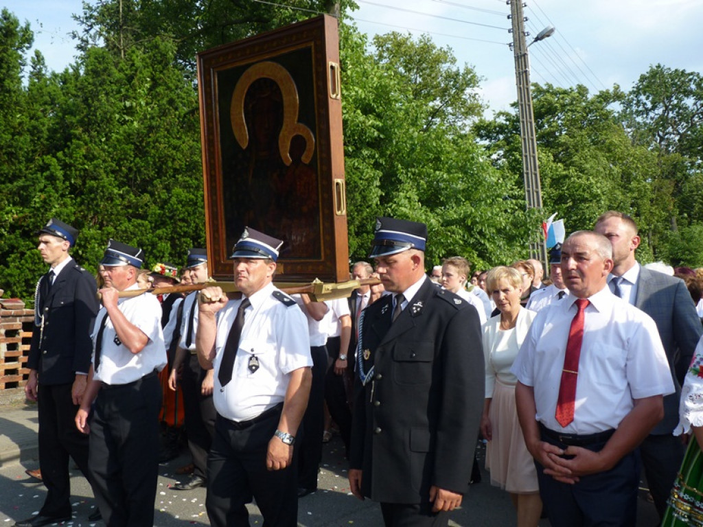 Czarna Madonna powitana w Kocierzewie