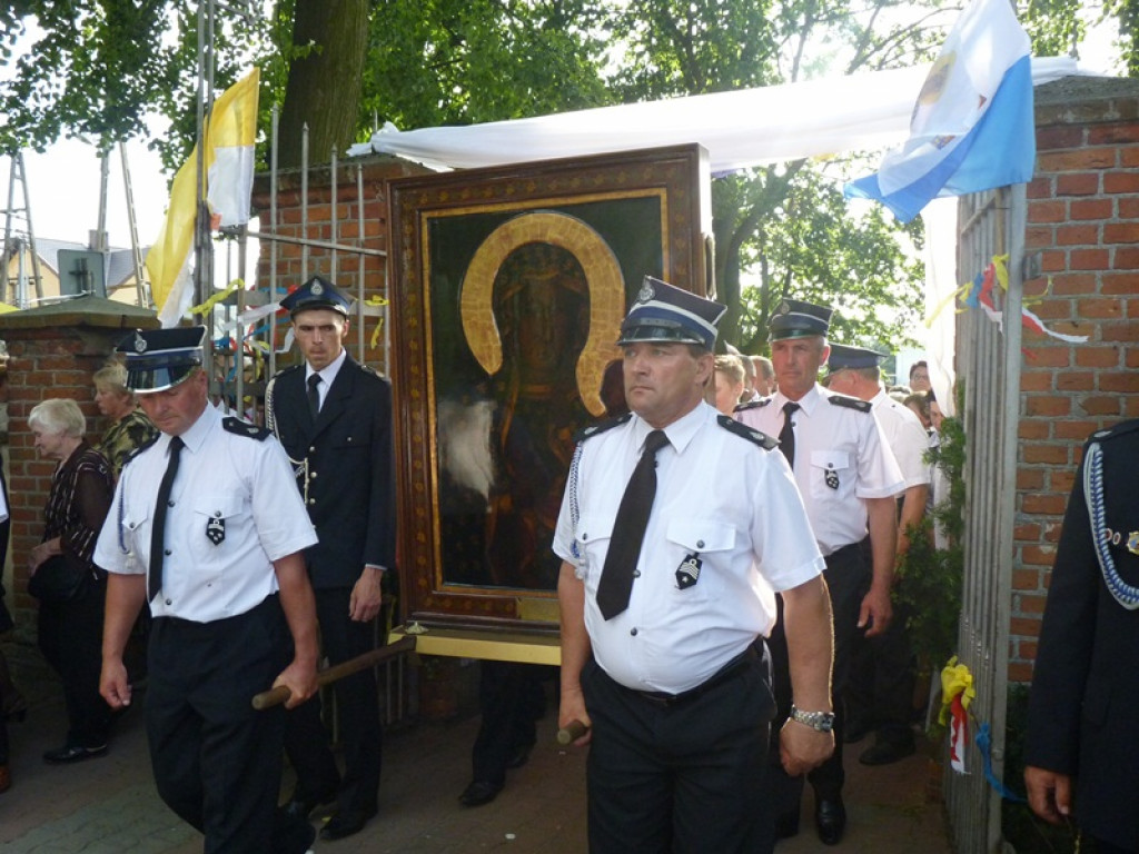 Czarna Madonna powitana w Kocierzewie