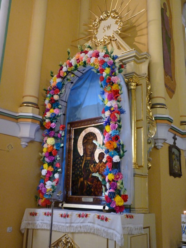 Czarna Madonna powitana w Kocierzewie