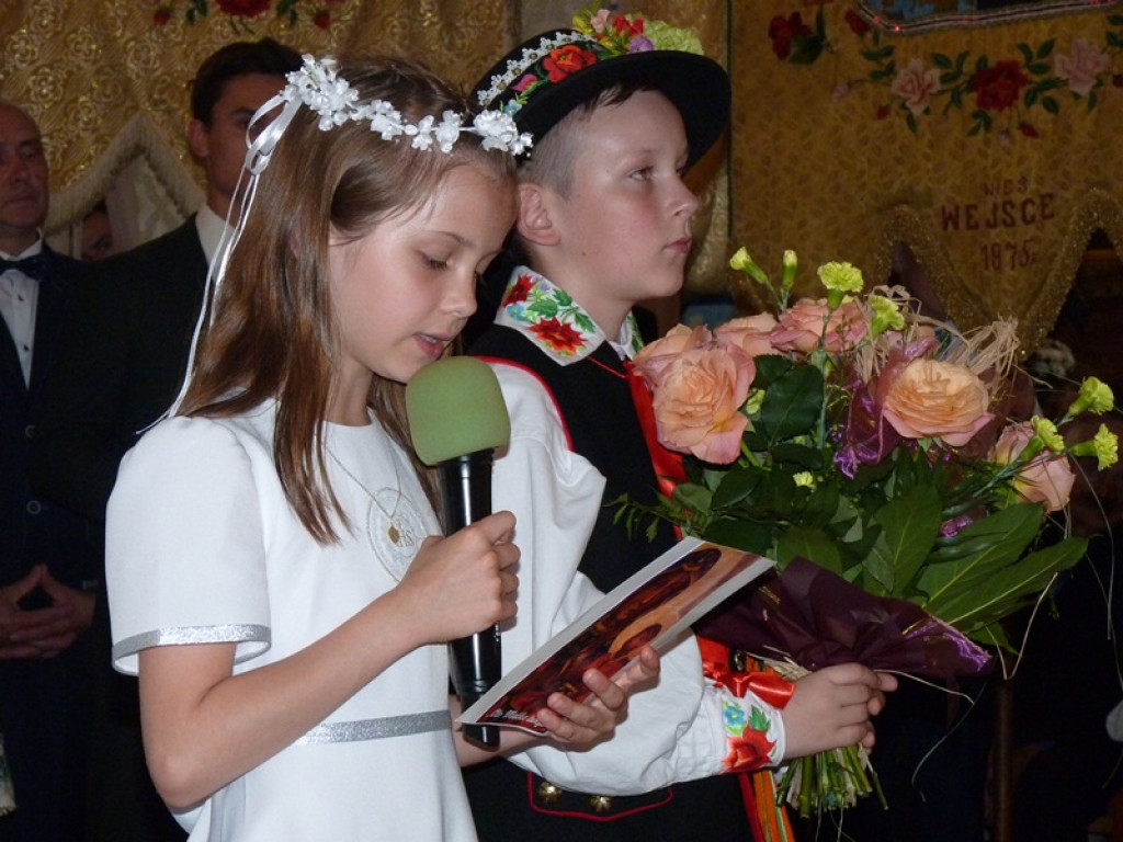 Czarna Madonna powitana w Kocierzewie