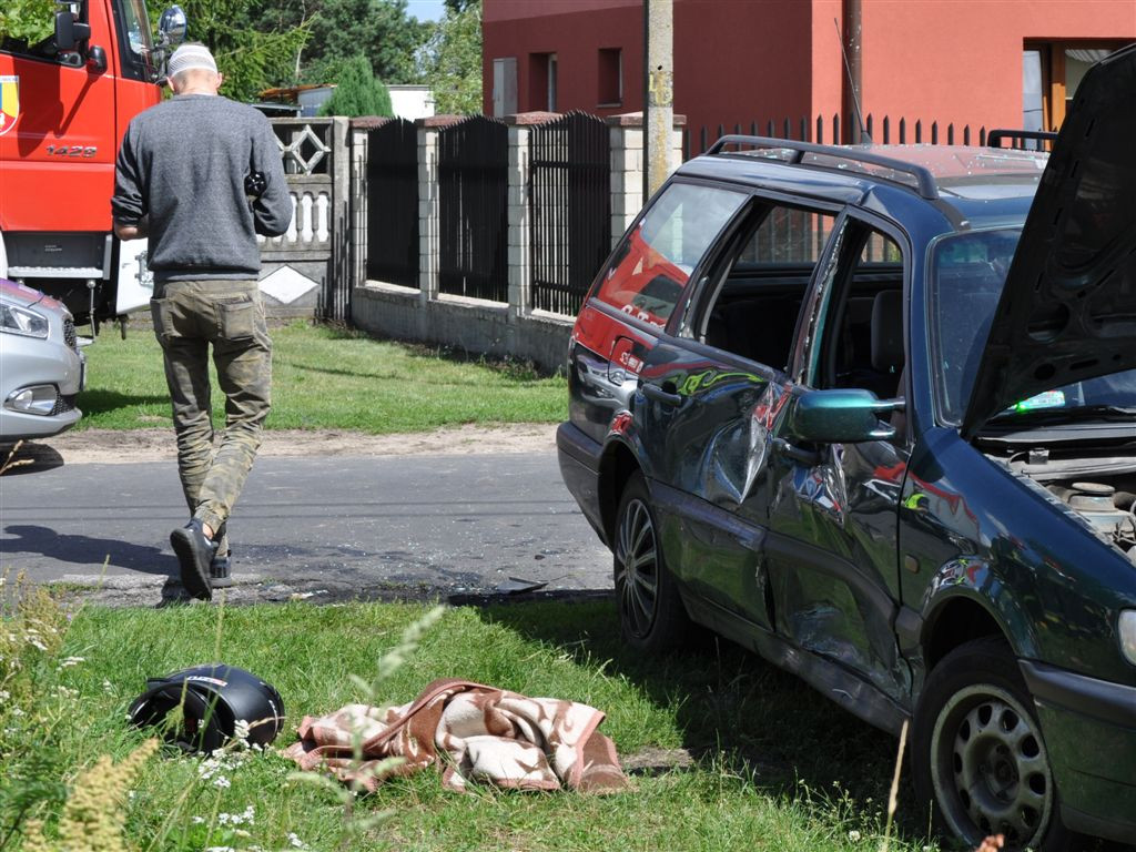 Wypadek z udziałem motocyklisty w Parmie