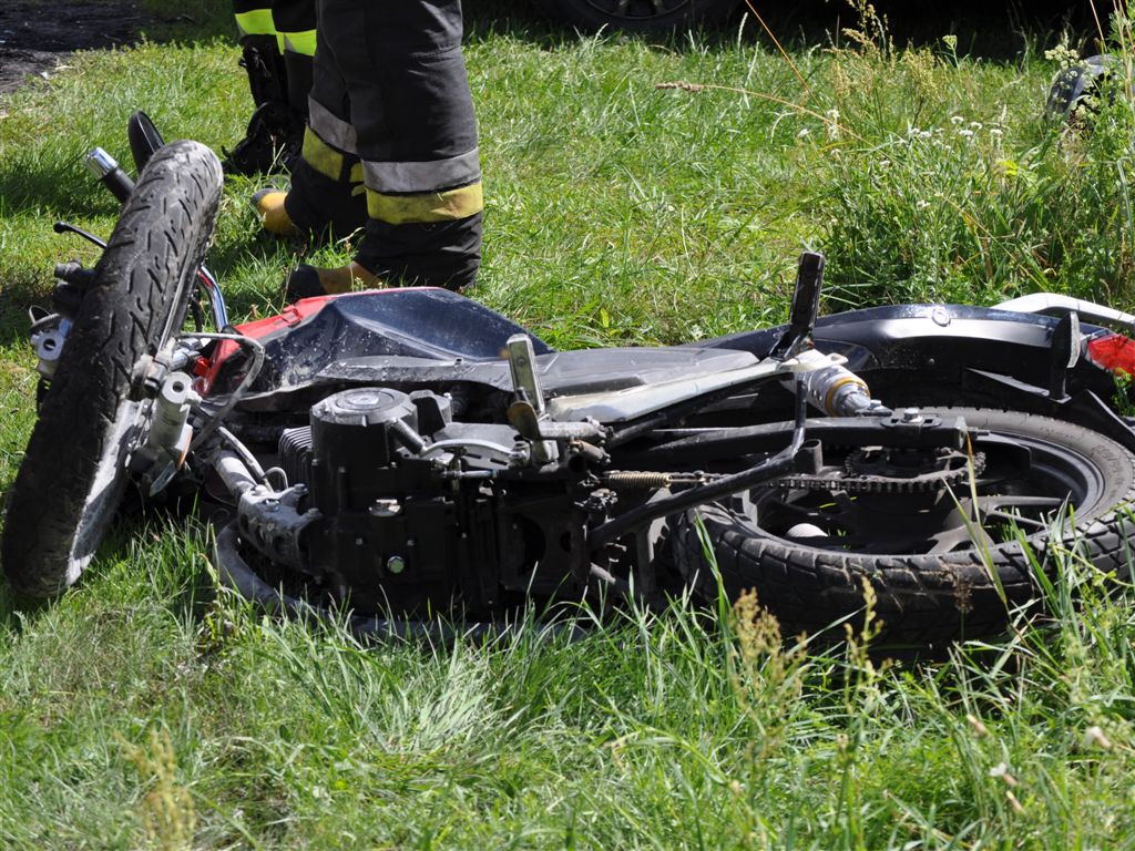 Wypadek z udziałem motocyklisty w Parmie