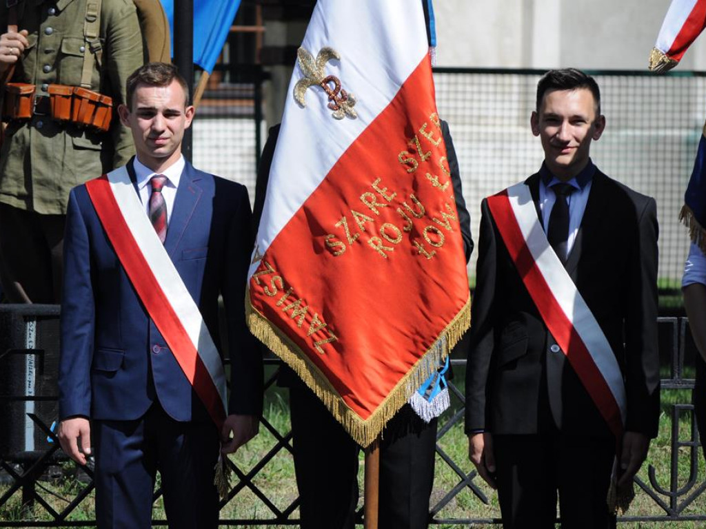 Uroczystości pod pomnikiem Marszałka Józefa Piłsudskiego