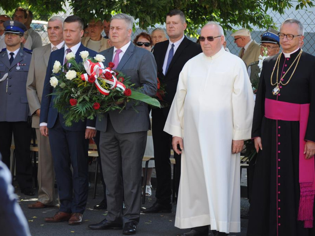 Uroczystości pod pomnikiem Marszałka Józefa Piłsudskiego