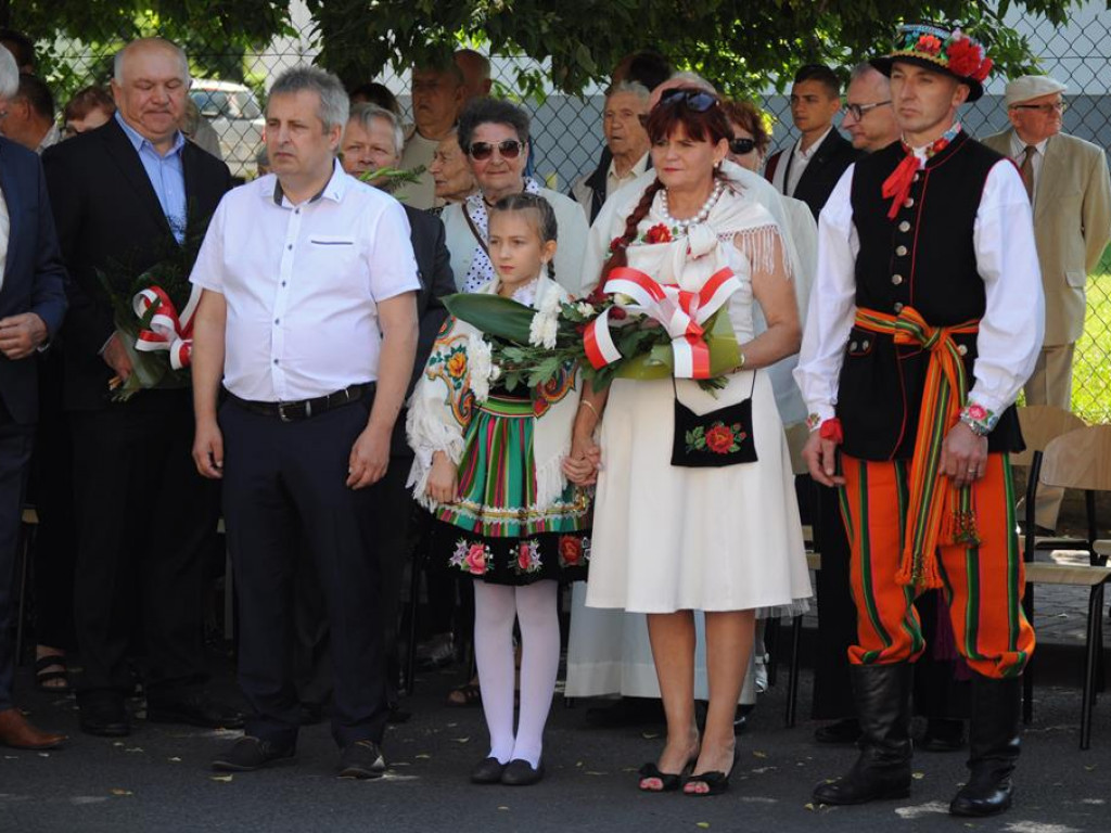 Uroczystości pod pomnikiem Marszałka Józefa Piłsudskiego