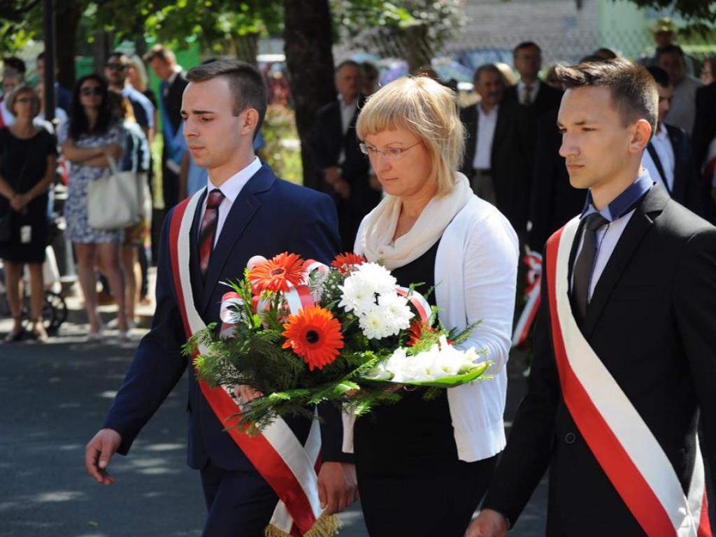 Uroczystości pod pomnikiem Marszałka Józefa Piłsudskiego