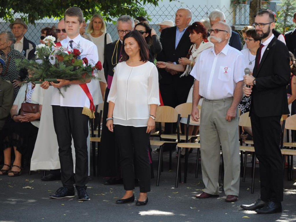 Uroczystości pod pomnikiem Marszałka Józefa Piłsudskiego