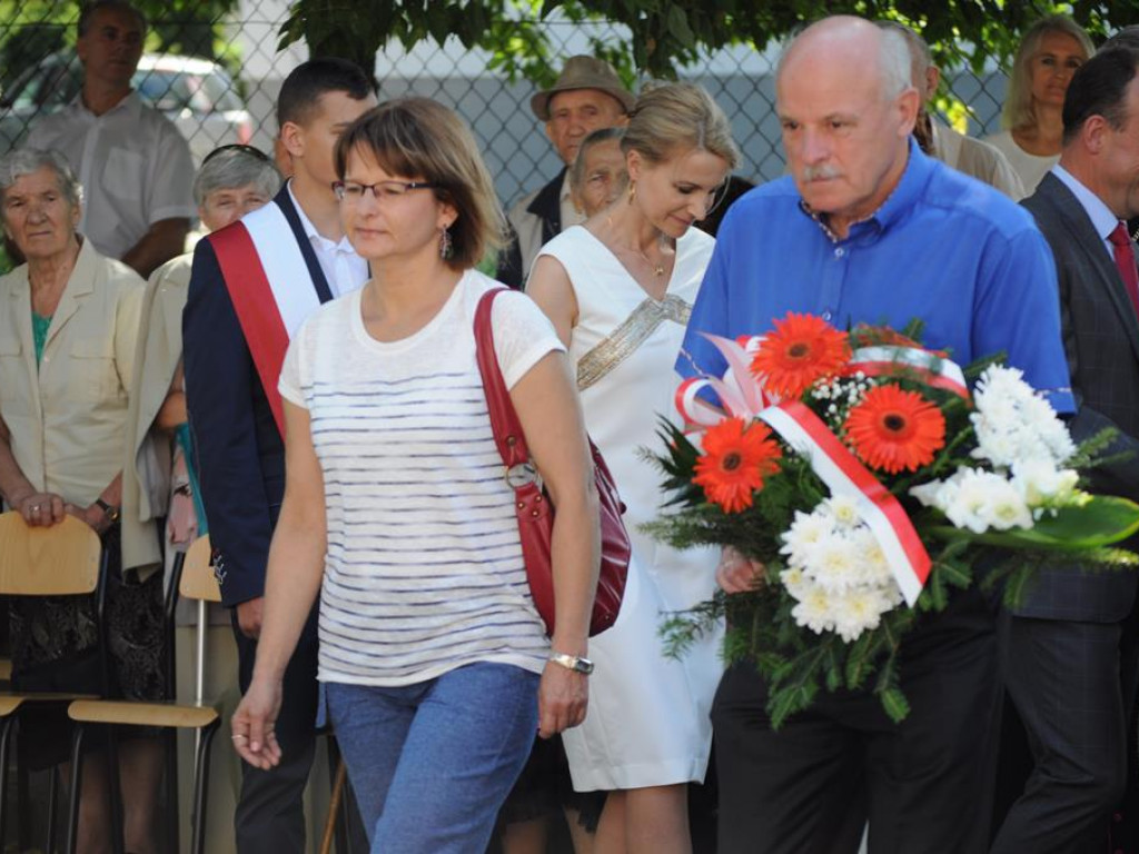 Uroczystości pod pomnikiem Marszałka Józefa Piłsudskiego