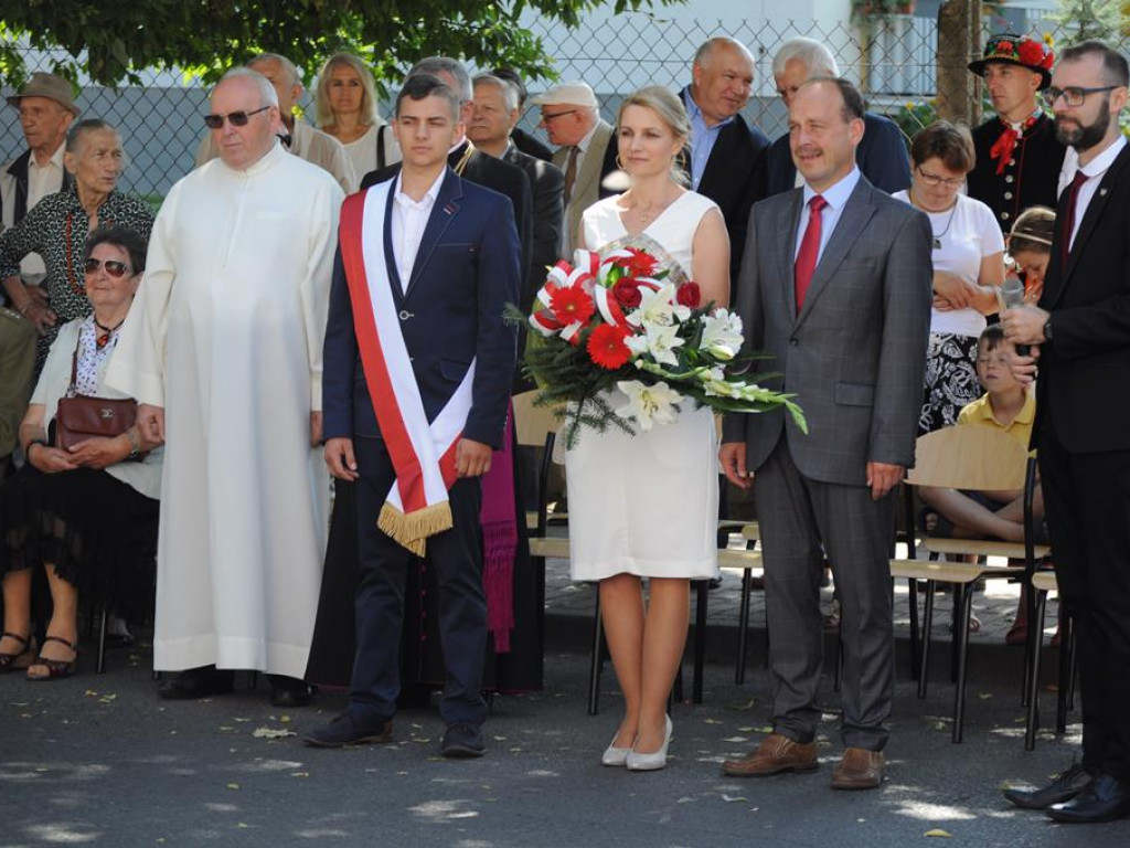 Uroczystości pod pomnikiem Marszałka Józefa Piłsudskiego