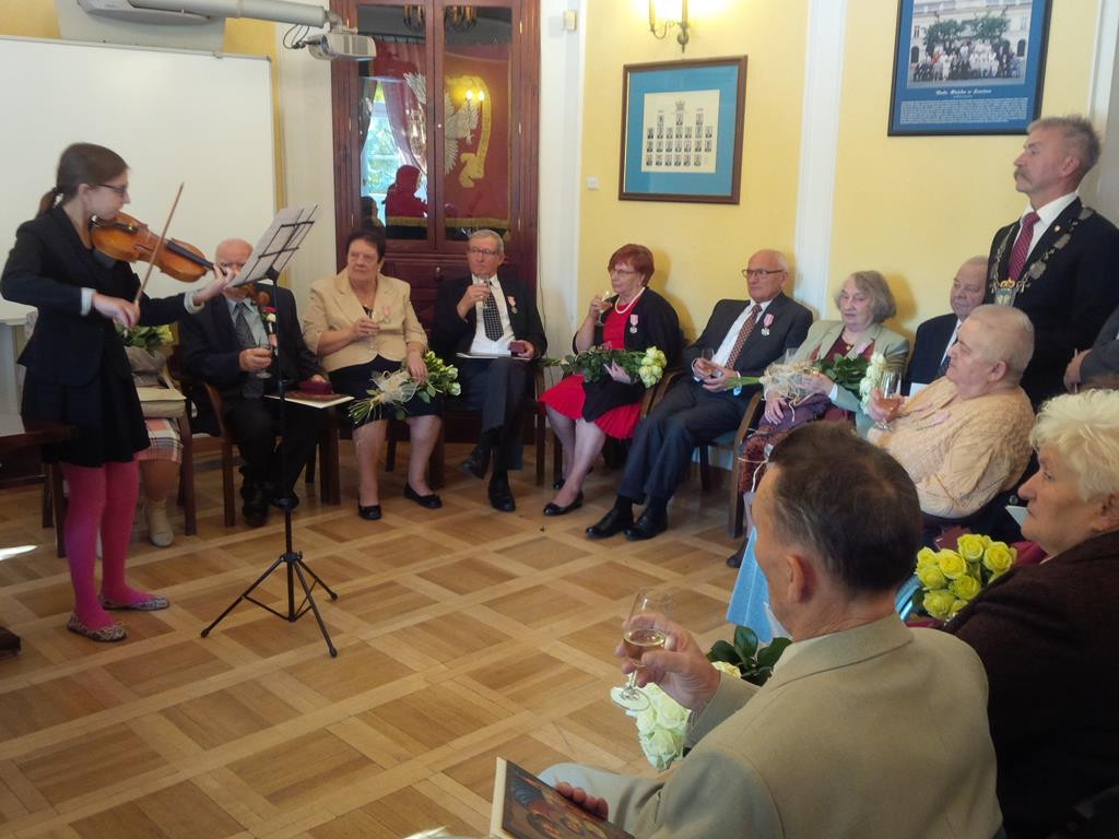 Złote Gody dziewięciu par małżeńskich