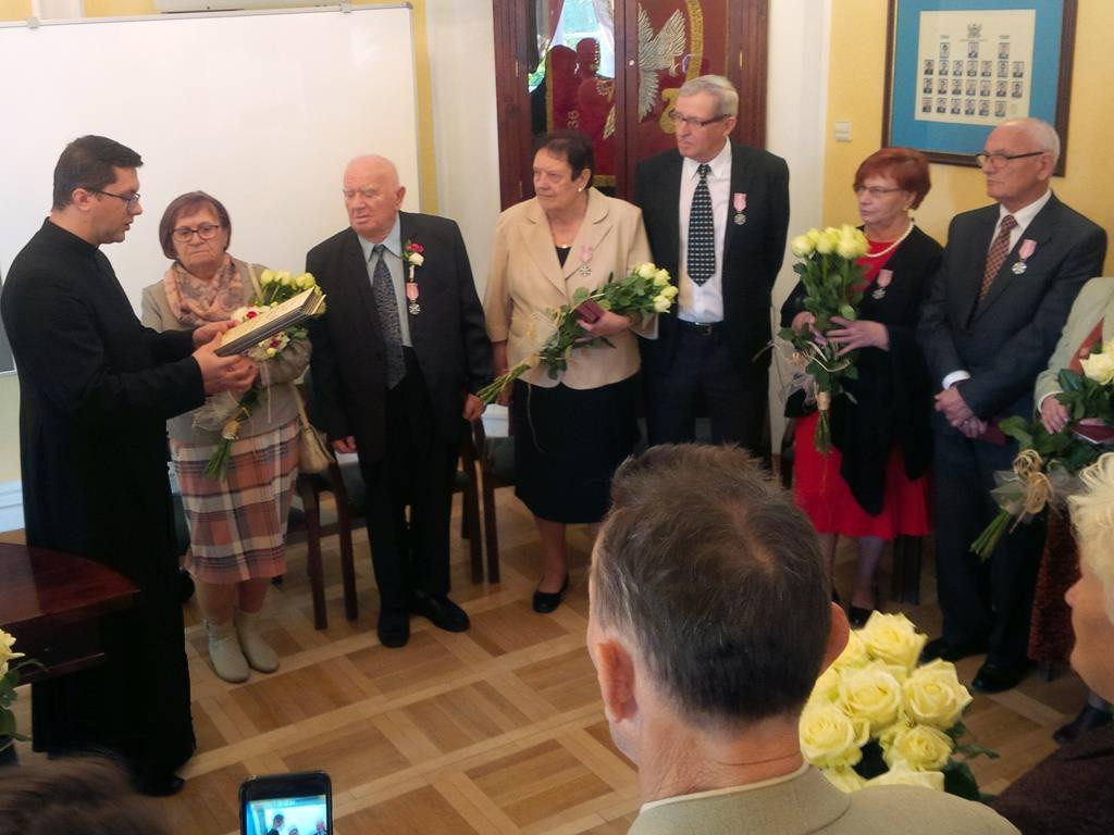 Złote Gody dziewięciu par małżeńskich