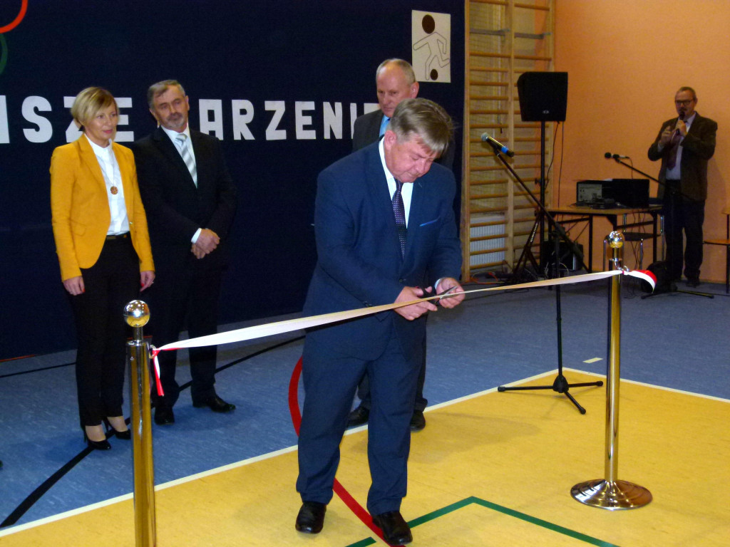Otwarcie sali gimnastycznej w Koźlu