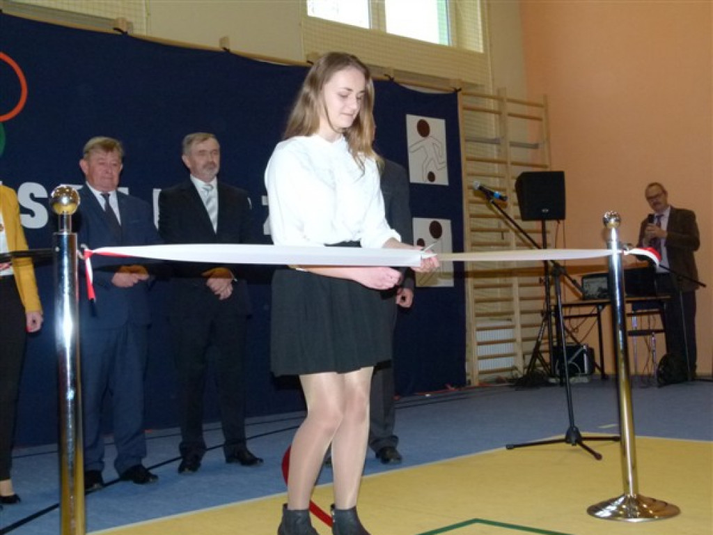 Otwarcie sali gimnastycznej w Koźlu