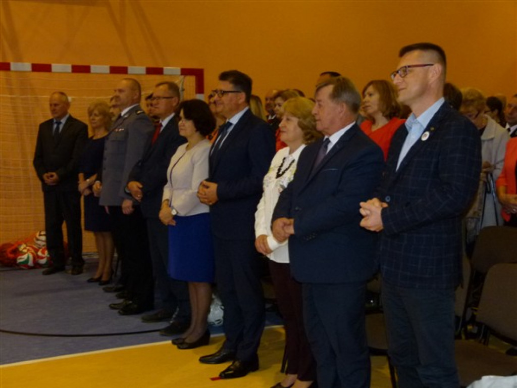 Otwarcie sali gimnastycznej w Koźlu