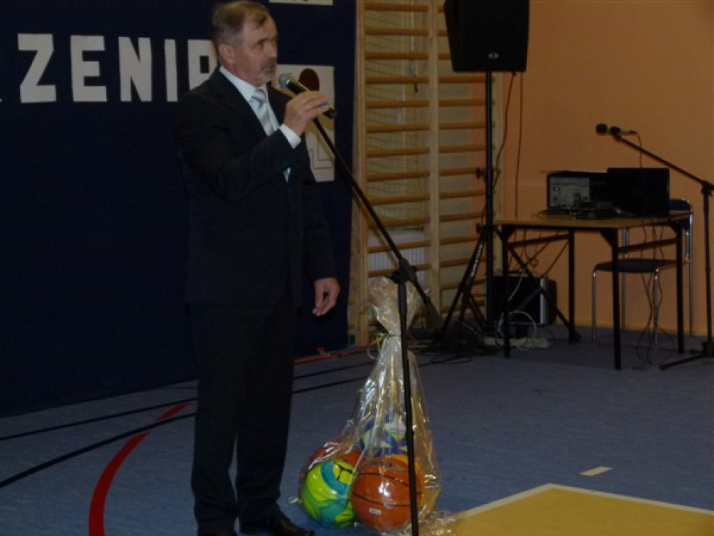 Otwarcie sali gimnastycznej w Koźlu
