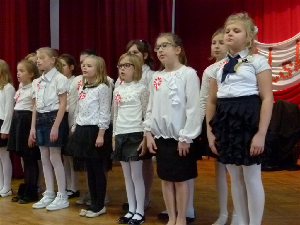 Akademia z okazji Święta Niepodległości w Domaniewicach