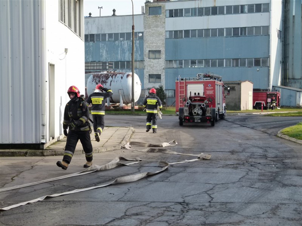 Strażackie ćwiczenia na Solanie w Głownie