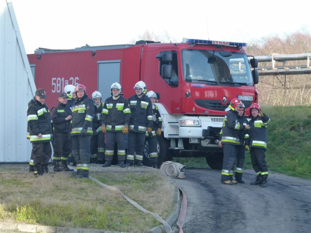 Strażackie ćwiczenia na Solanie w Głownie