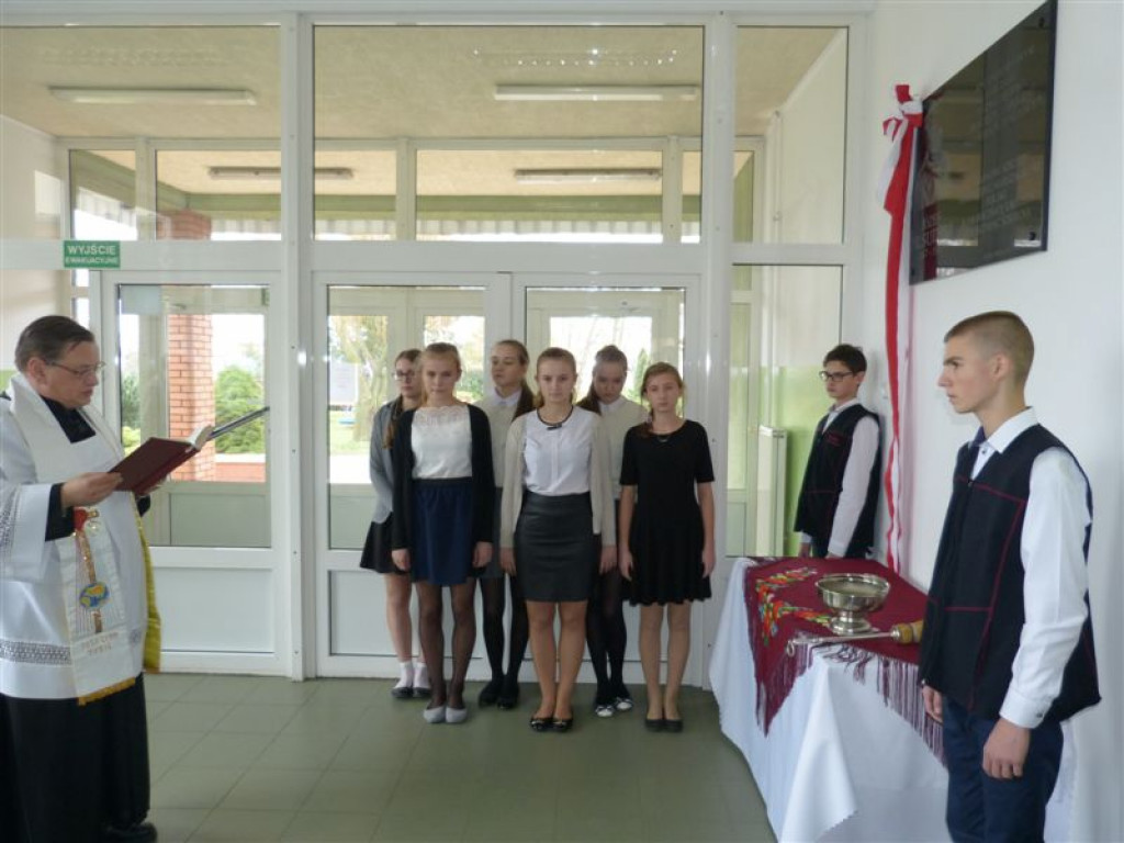 Pamiątkowa tablica w 150. rocznicę urodzin Józefa Piłsudskiego