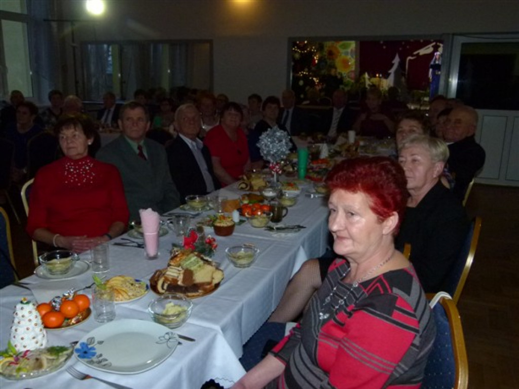 Spotkanie wigilijne seniorów w Domaniewicach
