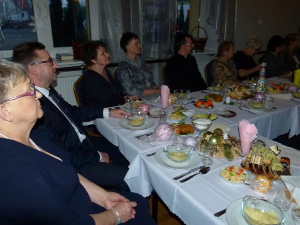 Spotkanie wigilijne seniorów w Domaniewicach