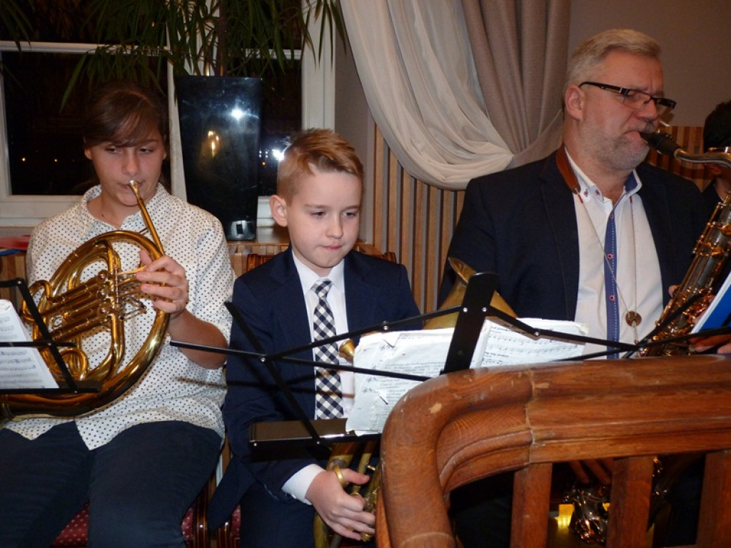Spotkanie wigilijne w pałacu w Sannikach