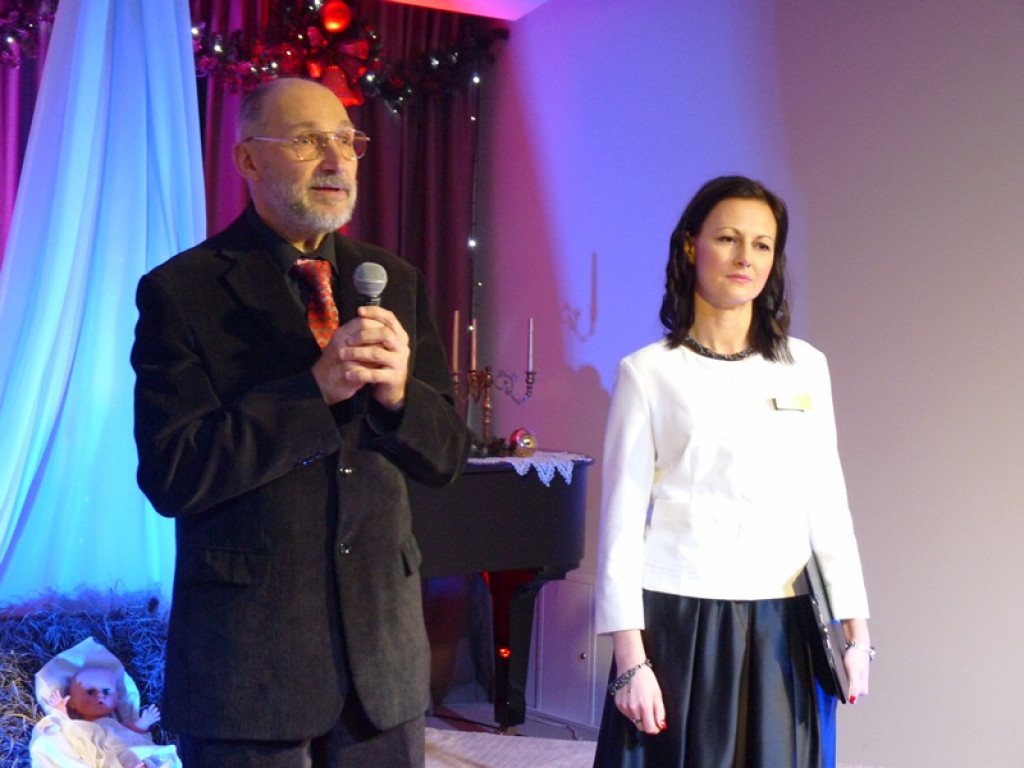 Spotkanie wigilijne w pałacu w Sannikach