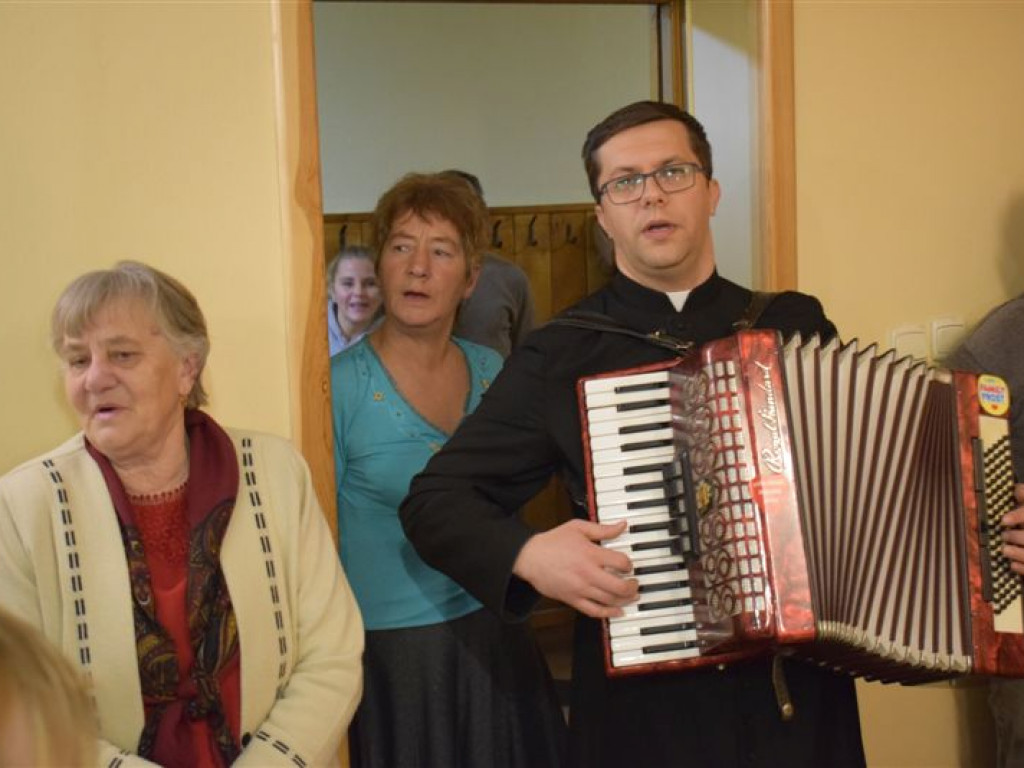 Wieczerza na plebanii parafii katedralnej