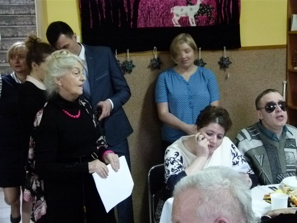 Wigilia w domu środowiskowym w Głownie