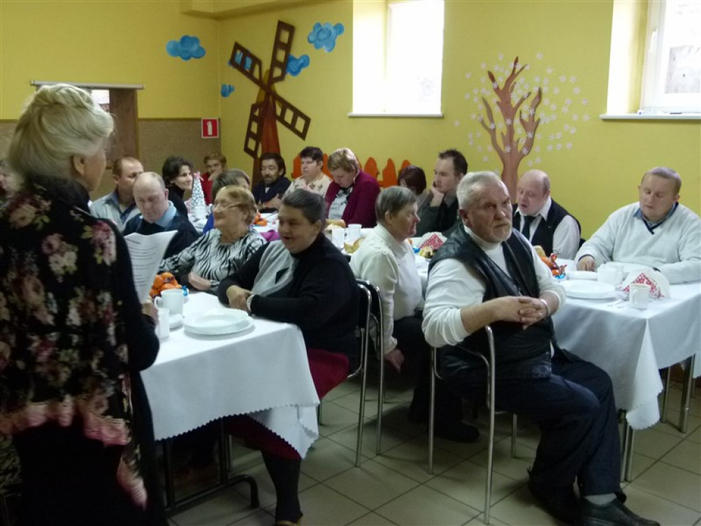 Wigilia w domu środowiskowym w Głownie