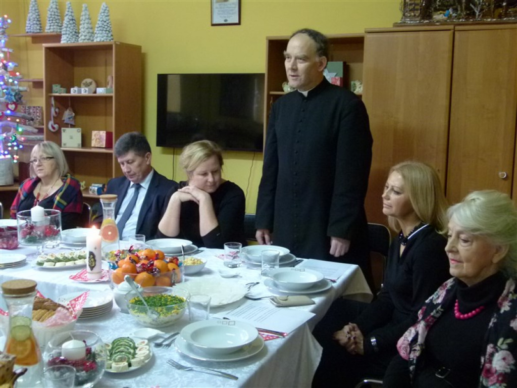 Wigilia w domu środowiskowym w Głownie