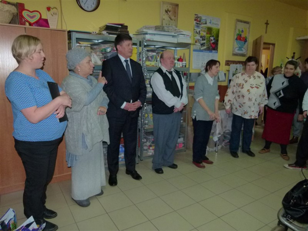 Wigilia w domu środowiskowym w Głownie