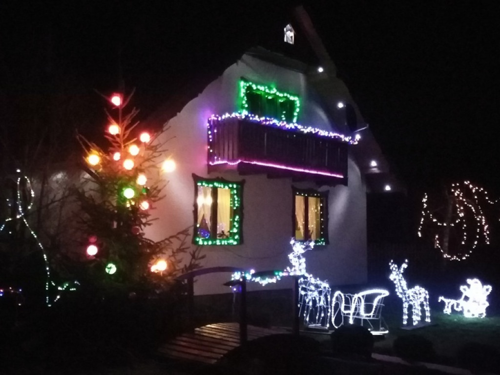 Świąteczna iluminacja w Lipnicach