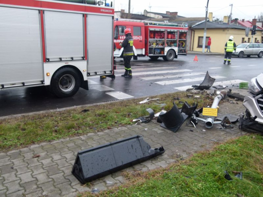 Kolizja na DK14 w Głownie