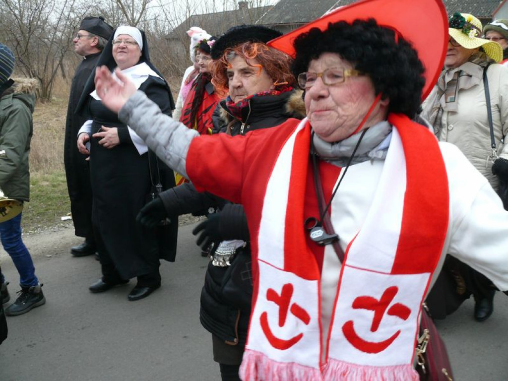 Korowód ostatkowy przeszedł przez Polesie