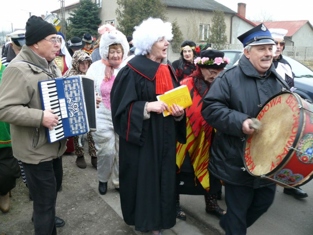 Korowód ostatkowy przeszedł przez Polesie