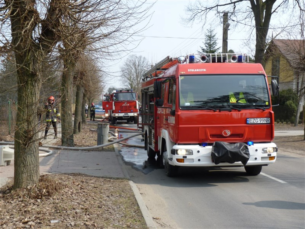Pożar budynku mieszkalnego w Głownie