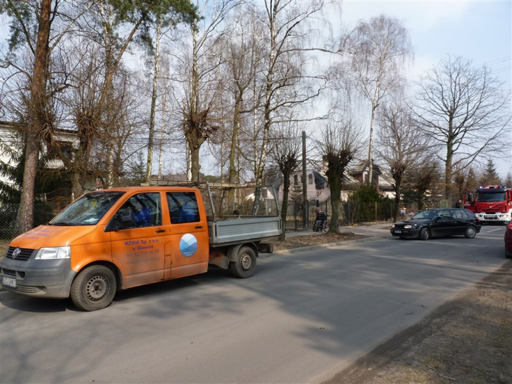 Pożar budynku mieszkalnego w Głownie