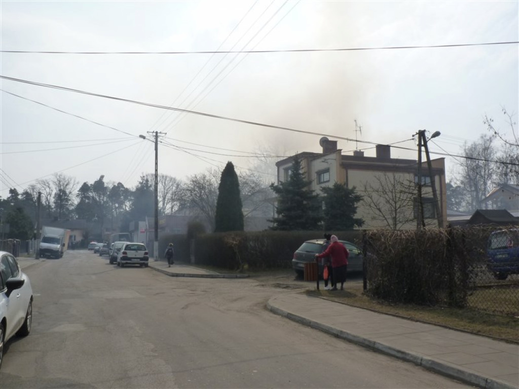 Pożar budynku mieszkalnego w Głownie