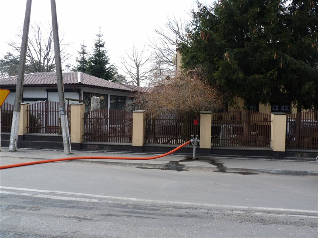 Pożar budynku mieszkalnego w Głownie