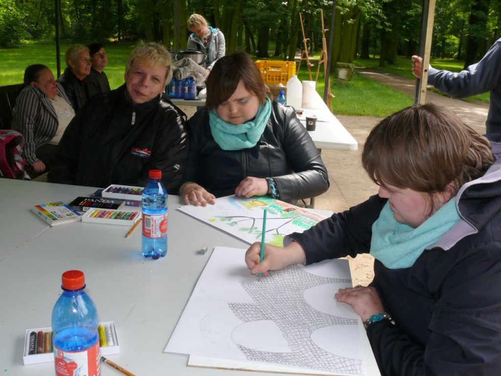 Plener w arkadyjskim parku